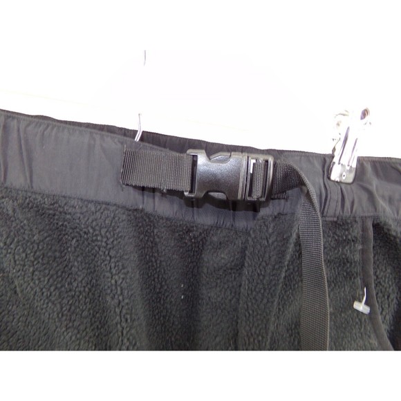 Women's PacSun sharpa Jogger Pant with built in belt, Size LG - Black pockets - Picture 4 of 9